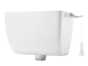 CASSETTA SCARICO WC ALTA C/CATENA ALFA S30122 COMPLETA DI GALLEGGIANTE SILENZIOSO 08.02.006