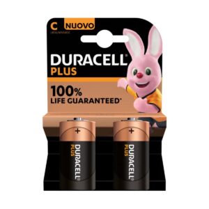 DURACELL 1/2 TORCIA X2 MN1400 NEW 100