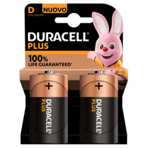 DURACELL TORCIA X2 MN1300 POWER PLUS NEW 100