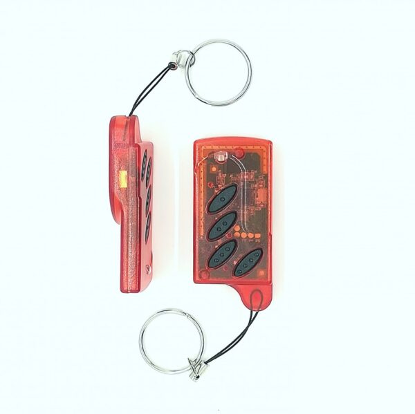 RADIOCOMANDO ROLLING CODE 4T 433/868 V2 NEW PANDIS-RC ROSSO