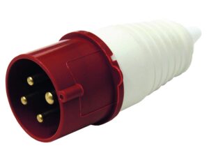 ELECTRALINE SPINA IEC 16A 3P+T 380V IP44 ROSSA 80807