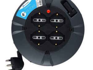 ELECTRALINE PROLUNGA AVVOLGICAVO DOM 3X1 MT.4 49019