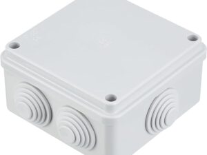 Electraline 60552 Cassetta di Derivazione da Parete Misura 80x80 mm IP44 Grigio
