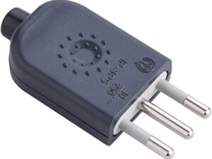 ELECTRALINE SPINA DIRITTA 10A 2P+T NERO 71901