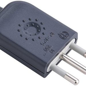 ELECTRALINE SPINA DIRITTA 10A 2P+T NERO 71901