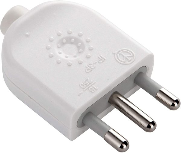 ELECTRALINE SPINA DIRITTA 16A +T BIANCA 71902