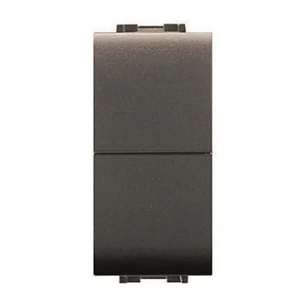 ELETTROCANALI DOPPIO PULSANTE GENER. MYLIFE 16A NERO ECL4023