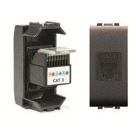 ELETTROCANALI PRESA TELEFONICA RJ11 LIFE ECL4084