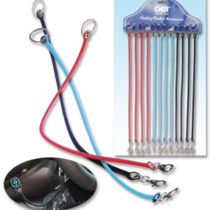 PORTACHIAVE A STRINGA SILICONE CM31.5 COLORI ASSORTITI