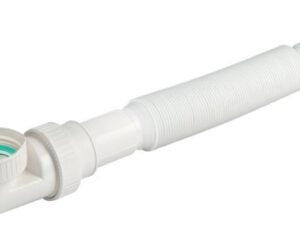 TUBO FLESSIBILE ALLUNGABILE PER SCARICO LAVANDINO BAGNO O CUCINA JOLLYFLEX 1"1/4-1"1/2 UNIVERSALE  CURVO S16169 RRC11/4Q