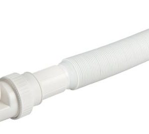 TUBO FLESSIBILE ALLUNGABILE PER SCARICO LAVANDINO BAGNO O CUCINA JOLLYFLEX 1"1/4-1"1/2 UNIVERSALE  CURVO S16169 RRC11/4Q