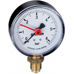 MANOMETRO RADIALE ATTACCO VERTICALE CASSA 50 10 BAR S30165