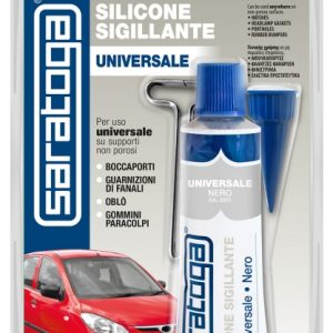SARATOGA SILICONE NERO BLISTER TUBETTO 60ML.