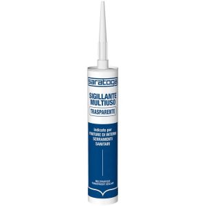 SARATOGA SIGILLANTE MULTIUSO TRASPARENTE 280 ML.30 PZ.