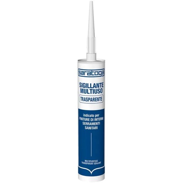 SARATOGA SIGILLANTE MULTIUSO TRASPARENTE 280 ML.30 PZ.