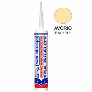 SARATOGA CARTUCCIA SILICONE ANTIMUFFA AVORIO 1013