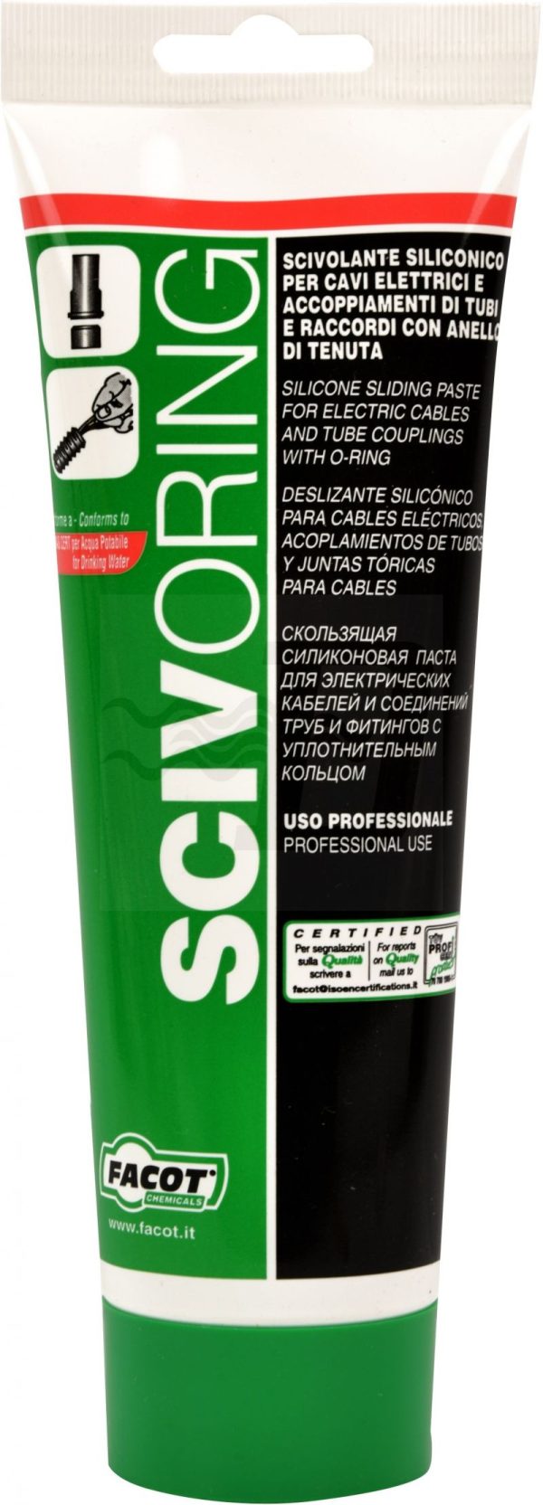SCIVOLANTE PER TUBI E RACCORDI GEL 250GR. CS250Q