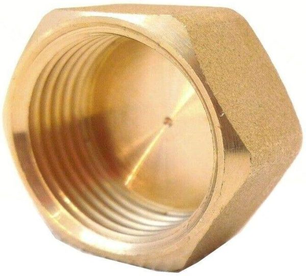 TAPPO FEMMINA 1/2 -OTTONE GIALLO B14728