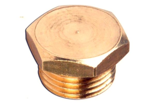 TAPPO MASCHIO 1/2 -292- OTTONE GIALLO B14720