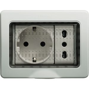 TICINO IDROBOX MAGIC/MATIX - CUSTODIA 3 POSTI IP55