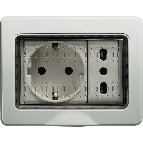 TICINO IDROBOX MAGIC/MATIX - CUSTODIA 3 POSTI IP55