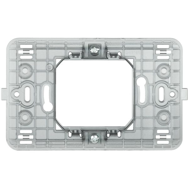 TICINO MAGIC MATIX SUPPORTO TT 2P CENTRATI SCATOLA TONDA RETTANGOLARE