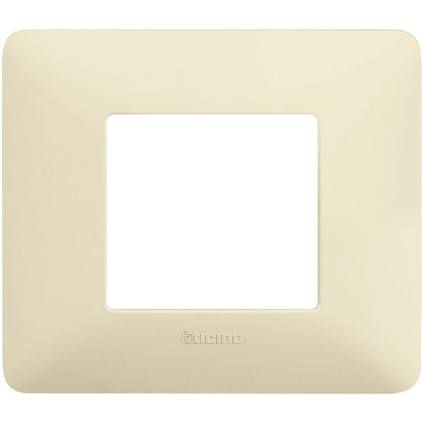 TICINO MATIX PLACCA 2 POSTI AVORIO