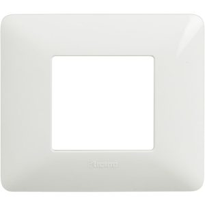 TICINO MATIX PLACCA 2 POSTI BIANCA