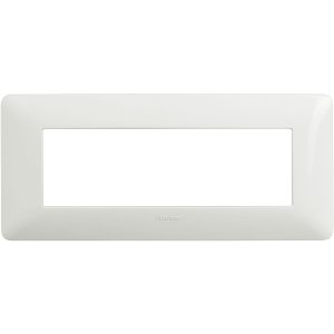 TICINO MATIX PLACCA 6 POSTI BIANCO