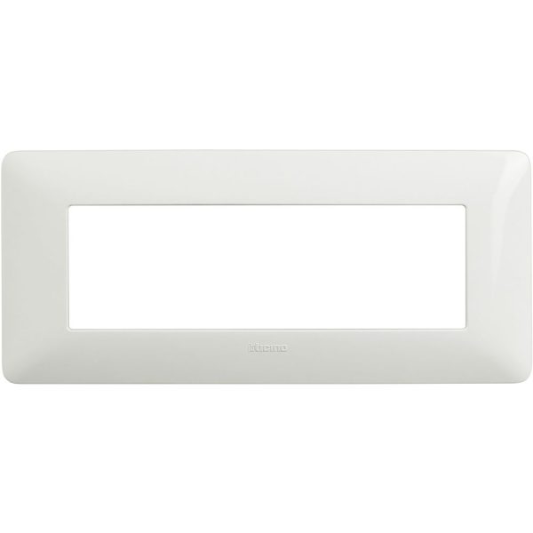 TICINO MATIX PLACCA 6 POSTI BIANCO