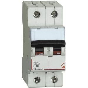 TICINO BTDIN-RS-MAGNETOTERMICO C10 2P 2 MODULI 4500A