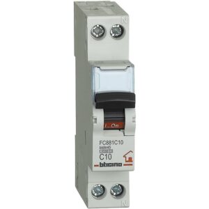 TICINO BTDIN45 - MAGNETOTERMICO 1P+N CURVA C10A