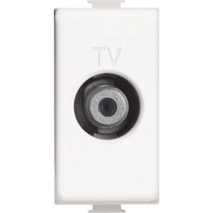 TICINO MATIX PRESA SAT COASSIALE TIPO F 1M BIANCO
