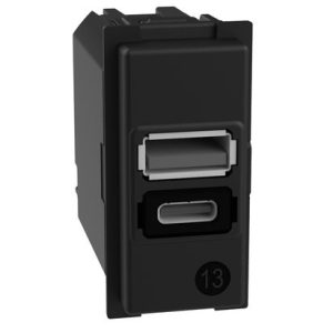 TICINO LIVING NOW - CARICATORE USB TIPO A+C 1M