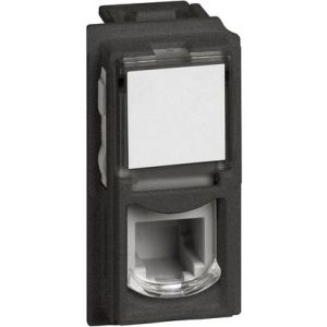 TICINO LIVING NOW - CONNETTORE RJ11 (4/6) K10 NERO