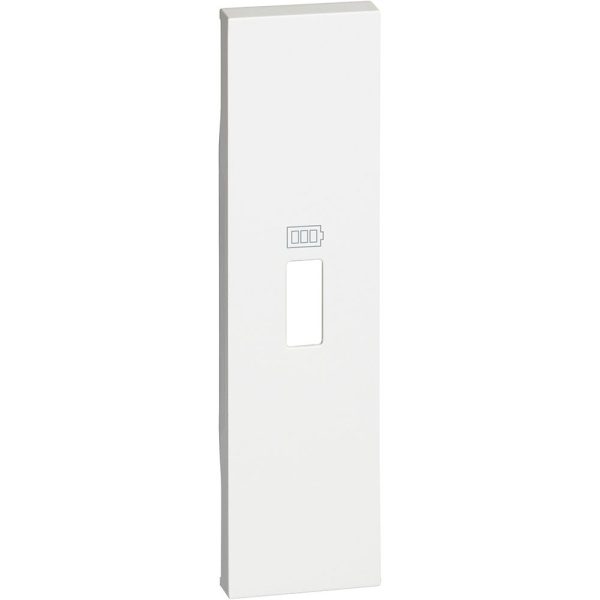 TICINO LIVING NOW - COVER CARICATORE USB 1M BIANCO KW10C
