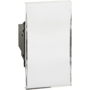 TICINO LIVING NOW - PULSANTE 1P NO 250V 10A + PORTANOME K4040N