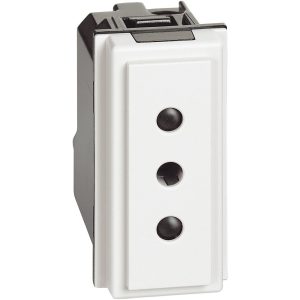 TICINO LIVING NOW - PRESA 2P+T 10A 250 VAC BIANCO