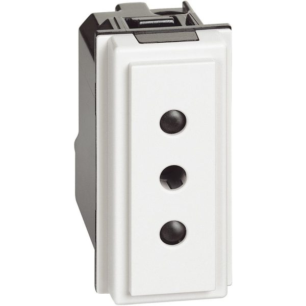 TICINO LIVING NOW - PRESA 2P+T 10A 250 VAC BIANCO