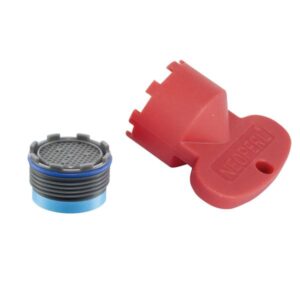 AEREATORE CARTUCCIA NEOPERL INCASSO MIS. JR 21,5X1 + CHIAVE ROSSA K16274