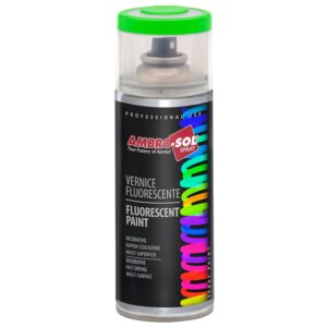 AMBROSOL SMALTO ACRILICO FLUORESCENTE VERDE 400ML. V400FLUOR.4