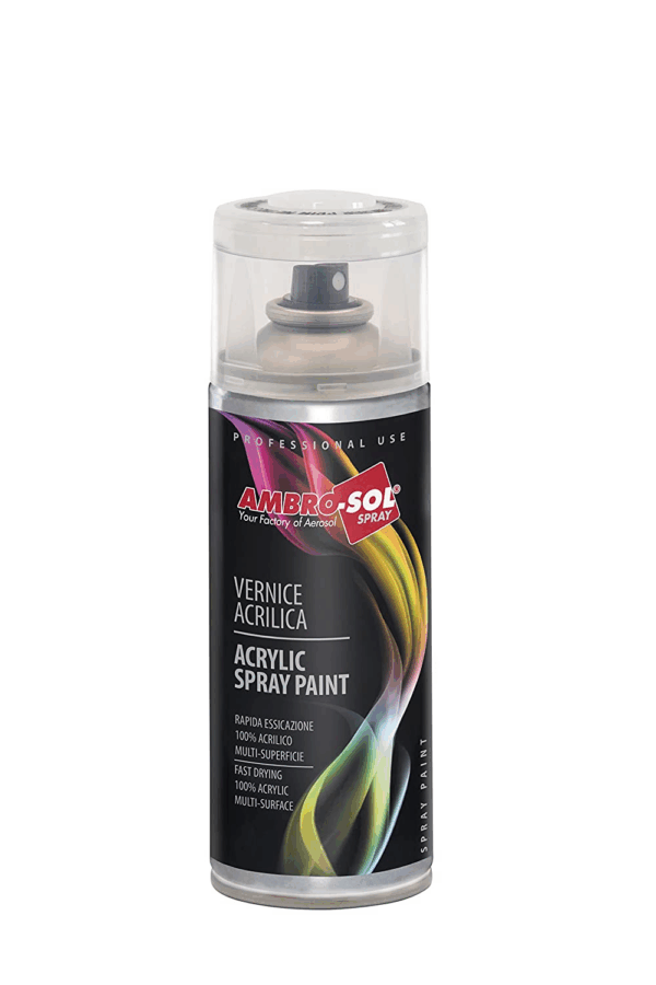 AMBROSOL SMALTO ACRILICO TRASPARENTE OPACO 400ML. V400PAST.8