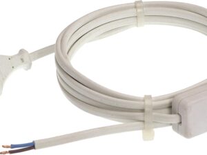 CABLAGGIO PL CON INTERRUTTORE 1,5 MT BIANCA 01544