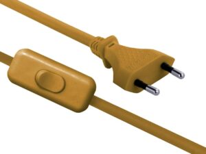 CABLAGGIO PL CON INTERRUTTORE 1,5 MT ORO 01545