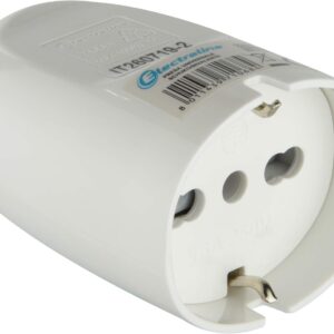 Electraline 71068 Presa Universale Schuko/Bivalente
