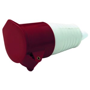 PRESA IEC 16A 3P+T 380V IP44 ROSSA