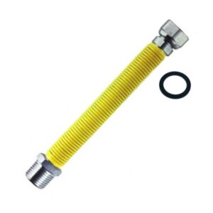 FLESSIBILE ACCIAIO RIVESTITO X GAS 1/2 MF.200-400 X10172 CG1/22040