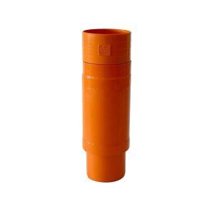 GIUNTO DI RIPARAZIONE A 2 PEZZI D.100 ARANCIO D18244