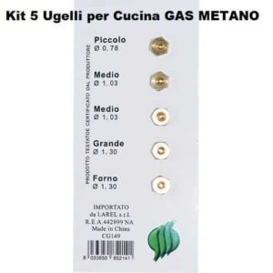 KIT UGELLI PER CUCINA 6 MB METANO Z10156