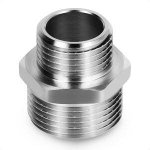 NIPLES RIDOTTO 1/2X3/8 -245- OTTONE CROMATO B14784